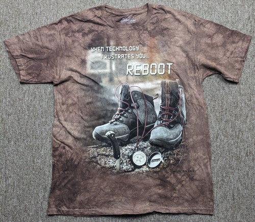 The mountain shirt men brown - mountain, l